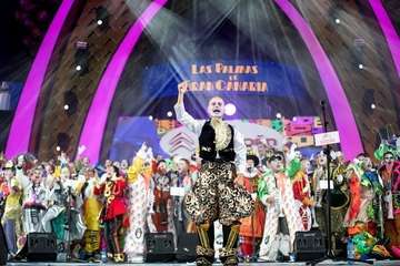 Final del concurso de murgas del Carnaval capitalino de 2019 (Foto TA)